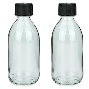 mikken 2 Glasflaschen Laborflaschen 250ml