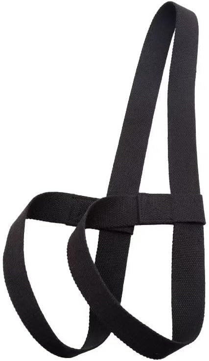 Adjustable Yoga Mat Strap Carrier, Thick Wide Yoga Mat Holder with Hook-and-loop fastener for yoga enthusiast, Travel Gym, Black Non-Slip Yoga Straps for Carrying Mats