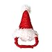 Ningye Bonnet de Noël réglable avec bande élastique pour lapins d'Inde, hamster, petit animal