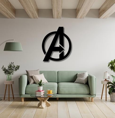 Image of TWIGGY Superhero MDF Wall Decor Art for Home, Office, or Gaming Room, Gift, Anime (pack of 1 | The Avengers)