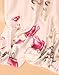 Bestshe Silk Feeling Long Scarf Fashion Floral Large Scarf Satin Shawl Wraps for Women with Gift Packed