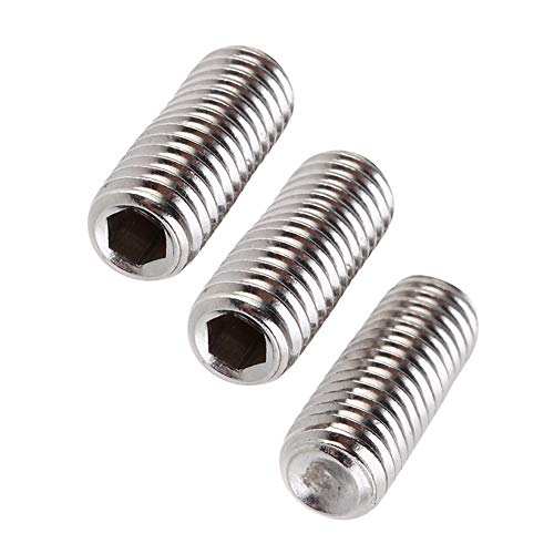 Preisvergleich Produktbild SheMi Eisenwaren Nägel Innensechskant Metrische Gewinde Inbusschlüssel Cup Point Schrauben - Maschine Schraube Edelstahl Madenschrauben M6 M8