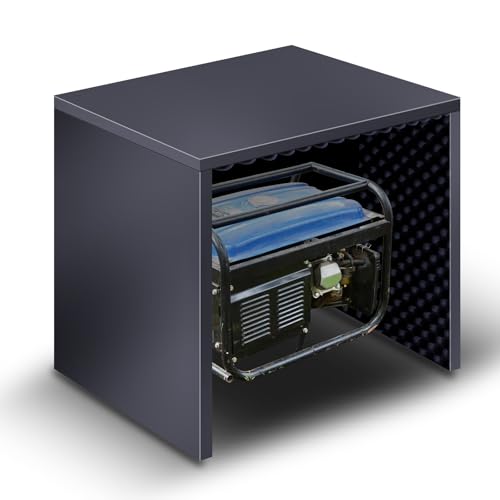 Otoolling Generator Running Cover with Acoustic Panels for Most 3500w-12000w Generators Noise Reduction Quiet Box Heavy Duty Generator Shelter All Weather Outdoor Enclosure, 36 x 33 x 32 Inch