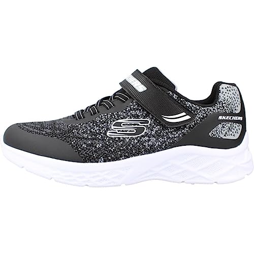 Skechers Kids MICROSPEC II Sneaker, Black/Grey, 12.5 Little Kid - image 2