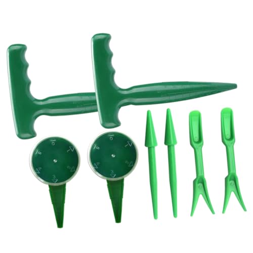 Herramientas de jardín plástico 8 piezas para siembra miniatura 1