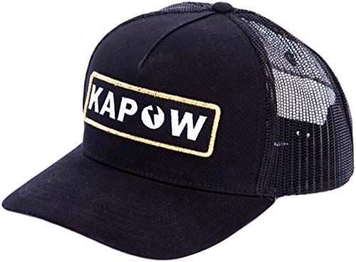 Kapow Meggings Men's Verstellbare Snapback Kappen für Männer (Black Label, One Size) Kapow Meggings Men's Verstellbare Snapback Kappen für Männer (Black Label, One Size)