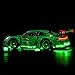 LocoLee Light kit Compatible with Lego 42224 Porsche 911 GT3 R Rexy AO Racing Car - No Actual Model Only Lights, LED Lighting Accessories Compatible with Lego 42224 Porsche 911 (Standard Version)