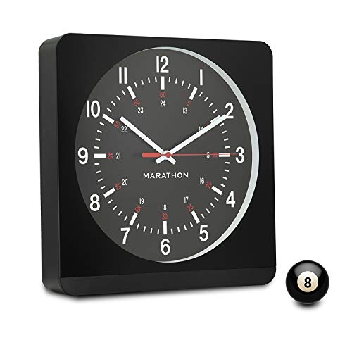 Marathon Jumbo 12 Inch Analog Wall Clock With Auto-Night Light #TOP1