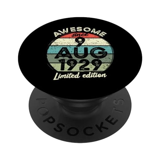 9 agosto 1929 95 cumpleaños 95 años [year] Cumpleaños PopSockets PopGrip Intercambiable