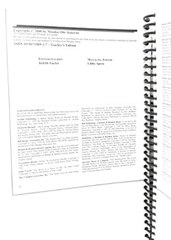 Spiral-bound Mosdos Press Literature, Book One, Teacher's Annotated Edition Book