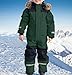 Snow Suit for Kids Girls Boys One Piece Snowsuit Waterproof Windproof Outdoor Overalls Winter Fashion Warm Clothing