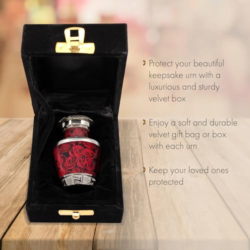 Image of Rose Cremation Urns for Human Ashes Adult Female Decorative Urns for Ashes