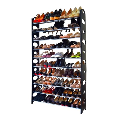 Dekohome Zapatero Estante de Metal de 10