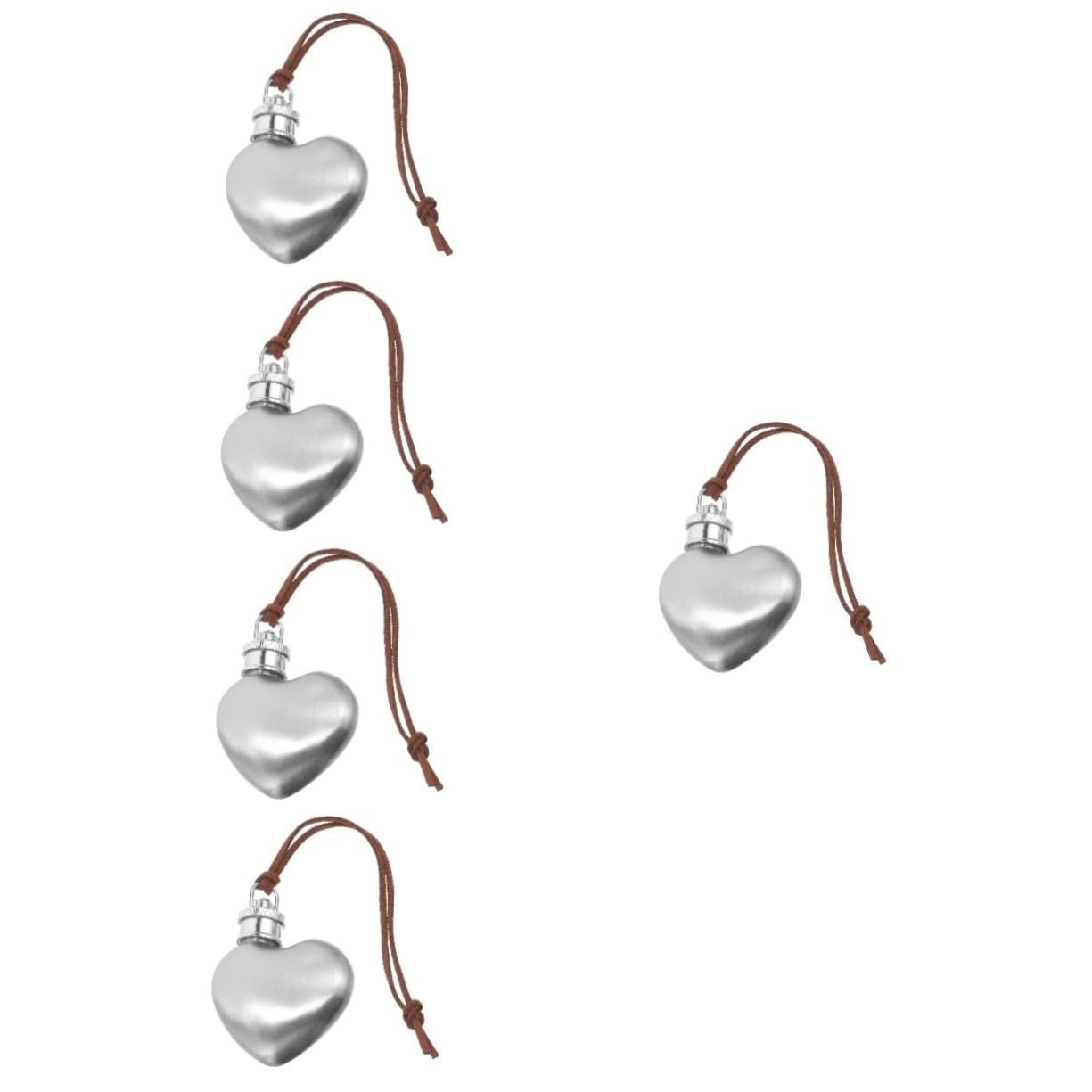 ABOOFAN 5 Pièces Flacon D'alcool Pratique Flacons De Whisky De Poche Petit Flacon Portable Verres à Martini Flacon De Poche Flacon Pour Le Vin Pot à Vin Portable Silver Acier Inoxydable
