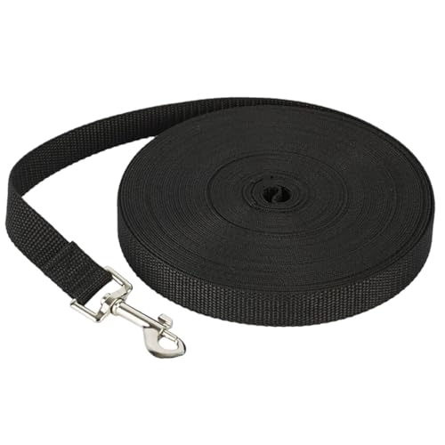 KYLOS Lunghina Per Cane 10M, Guinzaglio Addestramento Per Cani Con Maniglia Imbottita, Guinzaglio Gommato Per Cani, Impermeabile, Moschettone, Resistente Adatto Per Tutti I Cani,Lunghina Cane 10 Metri