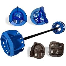 Mens Aquatic Exercise Equipment Bundle | Aquatic Barbell & Dumbbell Set | Water Resistance | Ben Bruno Training Guide