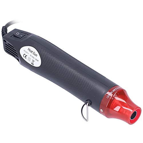Mini Opalarka Przenośna Wygodna Solidna Przenośna Wydajna Ręczna Opalarka do Majsterkowania Tłoczenie Folia Termokurczliwa PVC/Suszenie Farba Tłoczenie 300 W 200 ° w Sekund(European standard 230V)