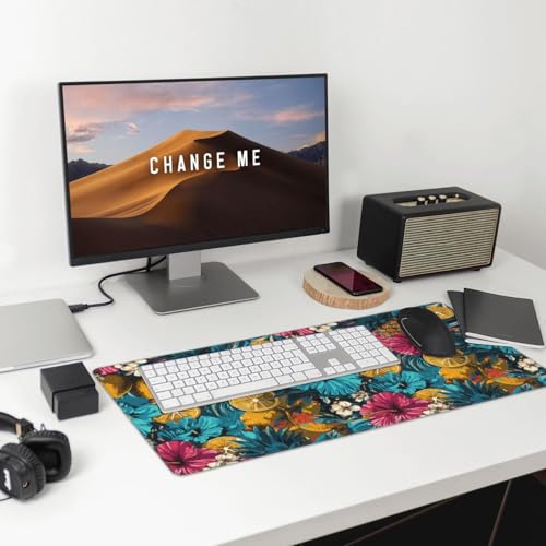 Tapis de souris de jeu grand format imprimé ananas premium - 7
