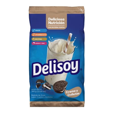 Delisoy Crema y Galleta/Powder Soy milK 2 pack