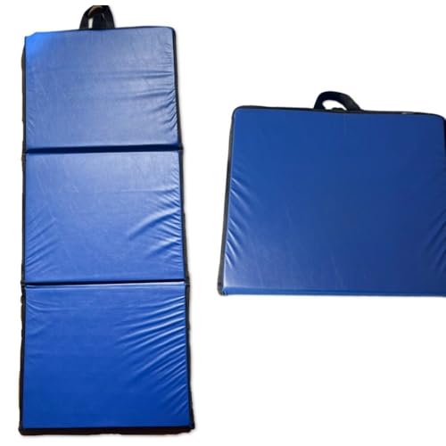 Colchonete Dobrável em Courvin com Densidade D33 Leve com Alças para Transporte Confortável para Exercícios no Solo em Academia Pilates ou Crossfit