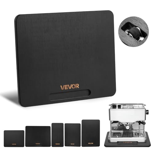 VEVOR Appliance Slider, Small 10.5 x 13-inch, Rolling Sliding Tray with Silent Rubber Wheels & Hollow Handle, Easy to Clean, Appliance Rolling Tray for Coffee Maker, Kitchen Countertop, Black by VEVOR - Used condition - CA$13.15