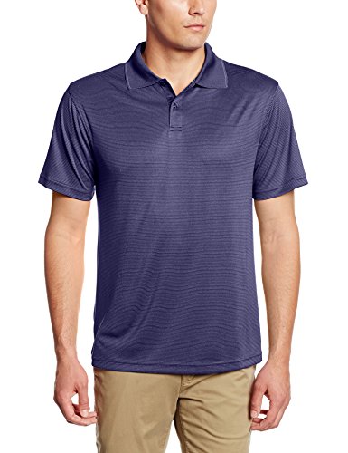 Haggar Men's Short-Sleeve Fine Line-Stripe Polo Shirt
