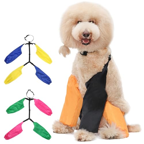 XISAOK Waterproof Pet Leggings with Suspender Practical Dogs Leg Covering Outdoor Walking Dogs Leg Covering Easily