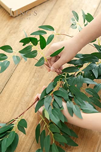 Lingsmomentitalianruscusgreenery59ftartificialsilkrealtouchwillowleafgarlandfakewispyrusticvinestemswagfortablecenterpiecesweddingarchdecordarkgreen Urban Country Home Decor Lings moment italian ruscus greenery 59ft artificial silk real touch willow leaf garland fake wispy rustic vine stem swag for table centerpieces wedding arch decor dark green urban country home decor