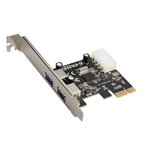 MEO PCI Express Expansion Card I/O Card PCI-E to Dual Port USB 3.0 HUB Converter Adapter High Speed TXB047 (TXB047)