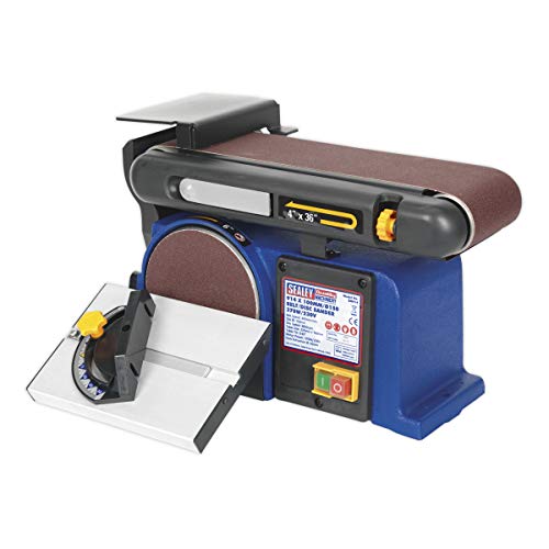 Sealey SM914 Belt/Disc Sander 100 x 915mm/Ø150 370W/230V