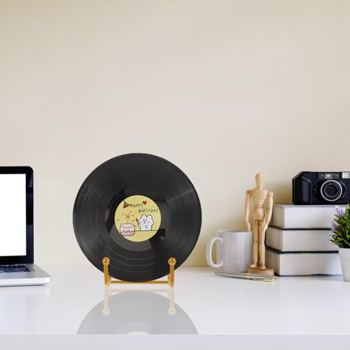 Alipis Suportes De Placa Para Exibição De Imagem Display De Mesa De Vinil Suportes Decorativos De Mo