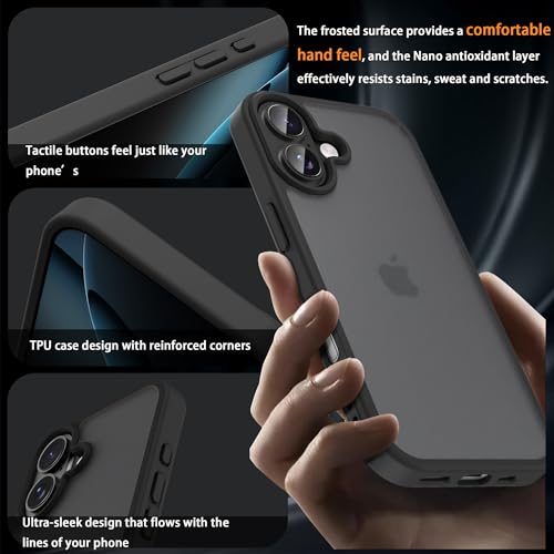 Image of iPhone 17 Case,Translucent Matte(Black)