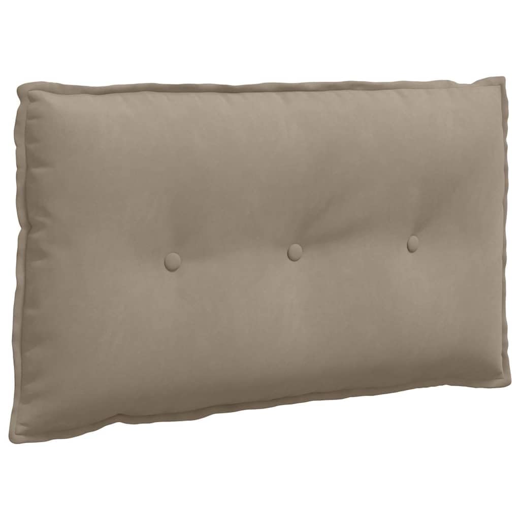 Cojín para la espalda, 80 x 50 cm, microfibra, diseño moderno, acolchado visible, duradero e indeformable, para sofá, salón, dormitorio, oficina