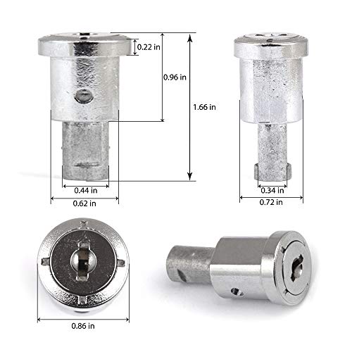 Flat Lock And Key For Beaver Gumballs Machine – Top Lid Lock And Key Assembly For Vending Machines By Beaver #TOP1