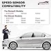 SPEEDWOW 2PCS 695872 ABS Wheel Speed Sensor Compatible with 2009-2016 Renault Koleos, 2008-2015 Rogue, 2014 Rogue Select, 2007-2012 X-Trail