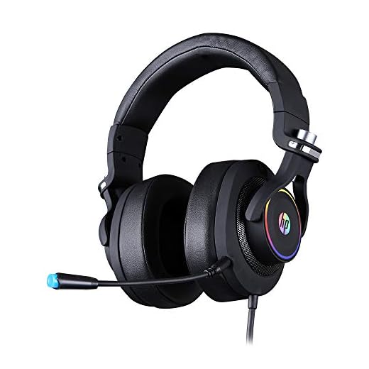 Headset Gamer HP H500GS, Drivers 50MM, Preto USB 7.1 Surround, RGB