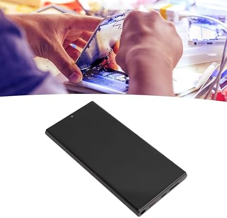 Yunseity for S22 Ultra TFT Screen Replacement, LCD Screen Replacement for S22 Ultra S908U W Digitizer Touch Sceen Assembly Repair Parts with Frame, Black Clearer Images