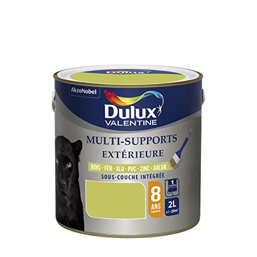 Dulux Valentine Peinture Multi-Supports Extérieure - Satin Vert Anis 2L
