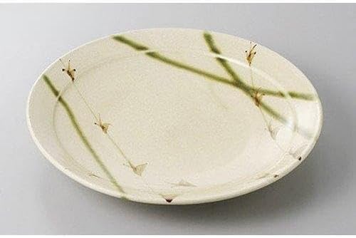セトモノホンポ(Setomonohonpo) Set of 10, Marumori Plate, Souppon Oribe 7.0 Plates, 8.5 x 1.3 inches (21.8 x 3.2 cm), Japanese Tableware, Restaurants, Commercial Utensils, Tableware