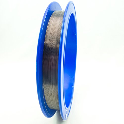 0.0200'' (0.508 mm) Diameter 99.95% Tungsten Fine Wire, 20 feet, Cleaned and straightened