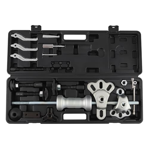 maXpeedingrods 10-Way Slide Hammer Puller Set Front Wheel Hub Bearing & Rear Wheel Axle Remover Puller Set