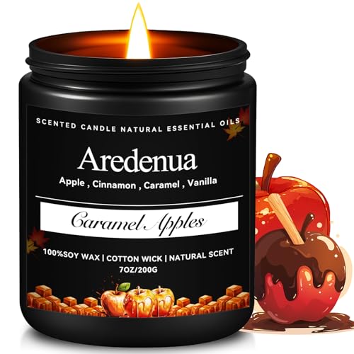 Caramel Apple Candle - Autumn Soy 7oz | Aredenua