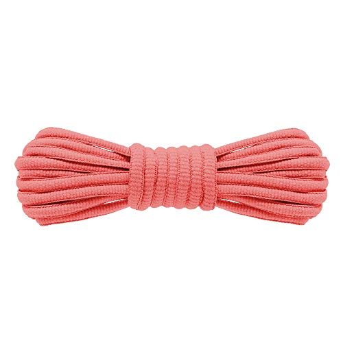 Kilter Oval Shoelaces For Trainers & Athletic Shoes - Coral Pink - 140 cm (1 pair)