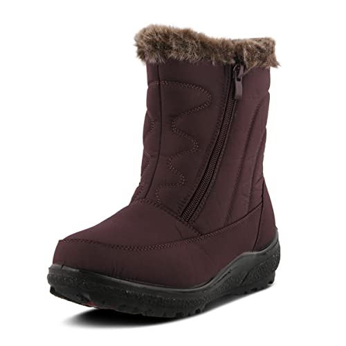 Image of Flexus Boots for Women - Waterproof Nylon Boots with Dual Zippers - Winter Snow Boots