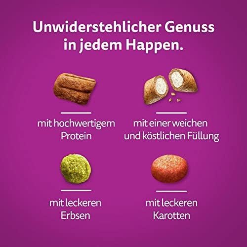 WHISKAS 7+ mit Huhn Katzenfutter Trockenfutter (2x1,9kg, Huhn)