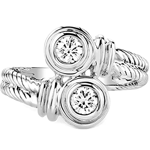 Jude Jewelers Stainless Steel Braided Knot Wedding Engagement Promise Statement Ring