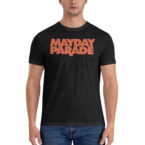 MayDay Band Parade Shirt Men's Standard Short Sleeve T-Shirt Youth Versatile Top Black2