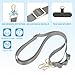 PATIKIL Universal Cell Phone Lanyard, 2Pcs Adjustable Crossbody Phone Strap Anti-Theft Polyester Neck Lanyard with Patches for Concerts Gym Travel Secure Hands-Free Carry, Grey