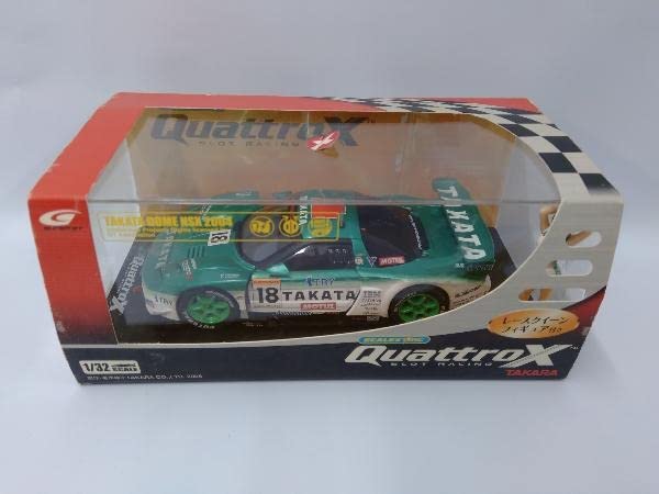 タカラ QuattroX Slot Racing DOME NSX 2004 送料込み タカラ 1/32 スロットカー 童夢 NSX 2004 レースクイーン付き