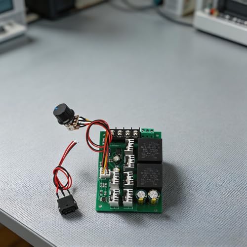 Controlador de motor de 40 amperios con carcasa metálica verde 6